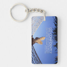 Henry David Thoreau Inspiration Vertrauen Schlüsselanhänger