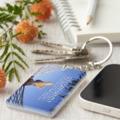 Henry David Thoreau Inspiration Vertrauen Schlüsselanhänger (Vorderseite rechts)