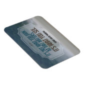 Henry David Thoreau Inspiration Zitat "See" Flex Magnet (Rechte Seite)