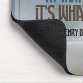 Henry David Thoreau Inspiration Zitat "See" Mousepad (Ecke)