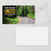 Henry David Thoreau Inspiration Zitat "Zurück" Mitteilungskarte (Vorne/Hinten)