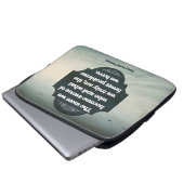 Henry David Thoreau Inspirational Zitat "Aware" Laptopschutzhülle (Vorne Knopf)