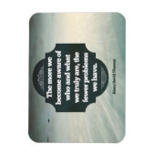 Henry David Thoreau Inspirational Zitat "Aware" Magnet (Vertikal)