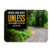 Henry David Thoreau Inspirational Zitat Back Flexi Magnet (Horizontal)