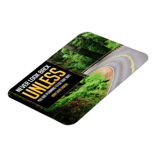 Henry David Thoreau Inspirational Zitat Back Flexi Magnet (Linke Seite)