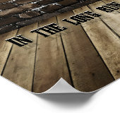 Henry David Thoreau Inspirational Zitat "Hit" Poster (Ecke)