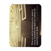 Henry David Thoreau inspirierendes Zitat "Werden" Magnet (Vertikal)