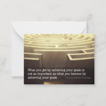 Henry David Thoreau inspirierendes Zitat "Werden"