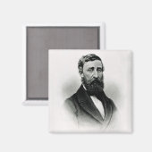 Henry David Thoreau Magnet (Vorderseite/Rückseite)