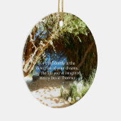Henry David Thoreau Motivierend Dream Quotation Keramik Ornament (Rechts)