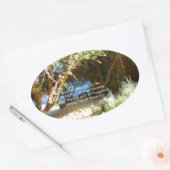 Henry David Thoreau Motivierend Dream Quotation Ovaler Aufkleber (Umschlag)