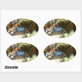 Henry David Thoreau Motivierend Dream Quotation Ovaler Aufkleber (Blatt)