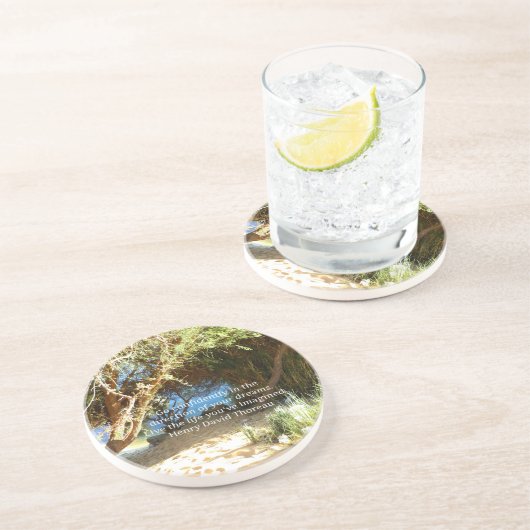 Henry David Thoreau Motivierend Dream Quotation Untersetzer (Seite)