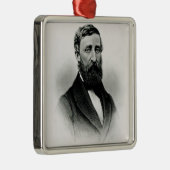 Henry David Thoreau Ornament Aus Metall (Rechts)