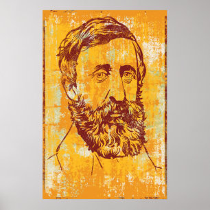 Henry David Thoreau-Plakat Poster