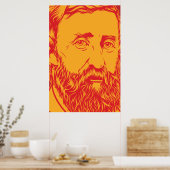 Henry David Thoreau Portrait Poster (Küche)
