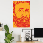 Henry David Thoreau Portrait Poster (Heimbüro)