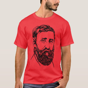 Henry David Thoreau-Porträt T-Shirt