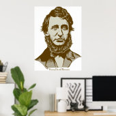 Henry David Thoreau Poster (Heimbüro)
