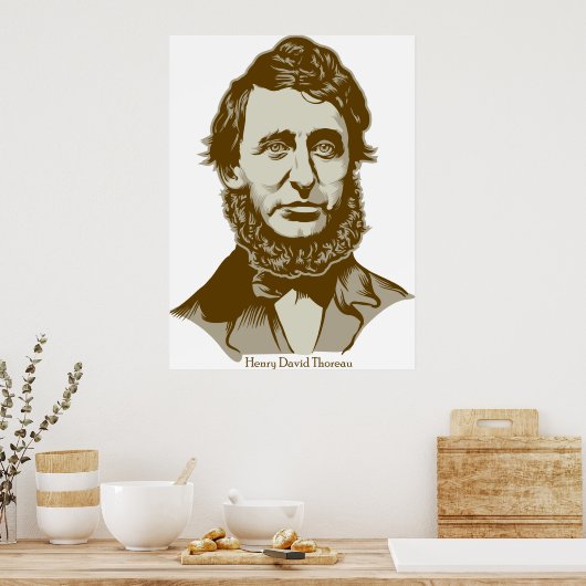 Henry David Thoreau Poster (Küche)