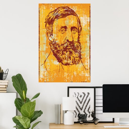 Henry David Thoreau Poster (Heimbüro)