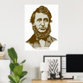Henry David Thoreau Poster (Heimbüro)