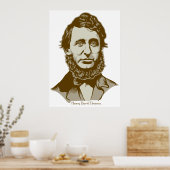 Henry David Thoreau Poster (Küche)