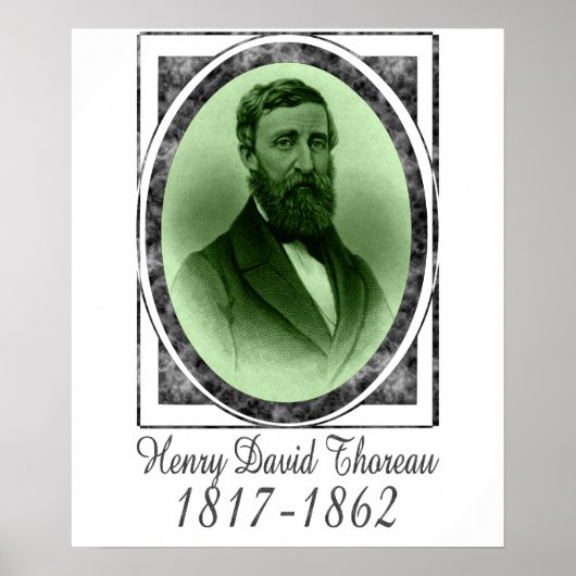 Henry David Thoreau Poster (Vorne)