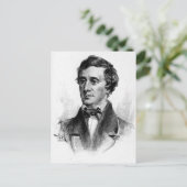 Henry David Thoreau Postkarte (Stehend Vorderseite)