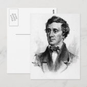 Henry David Thoreau Postkarte (Vorne/Hinten)