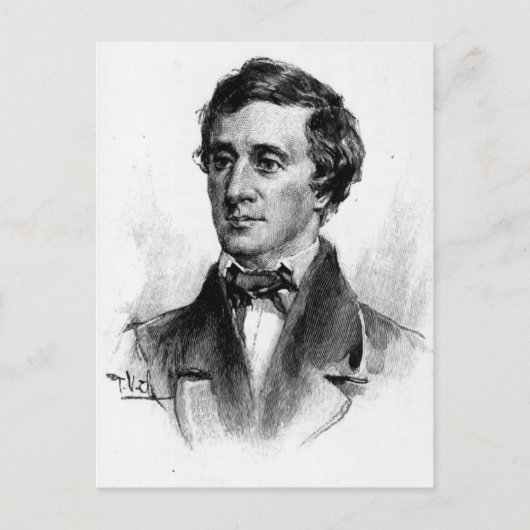 Henry David Thoreau Postkarte (Vorderseite)