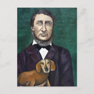 Henry David Thoreau Postkarte
