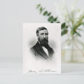 Henry David Thoreau Postkarte (Stehend Vorderseite)