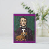 Henry David Thoreau Postkarte (Stehend Vorderseite)