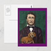 Henry David Thoreau Postkarte (Vorne/Hinten)