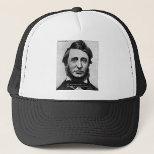 Henry David Thoreau Quote Truckerkappe