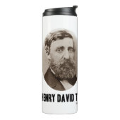 Henry David Thoreau vereinfacht das Zitat Thermosbecher (Nach links gedreht)