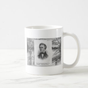 Henry David Thoreau Zitat Kaffeetasse