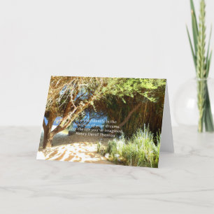 Henry David Thoreaumotivierend Traumzitat Karte