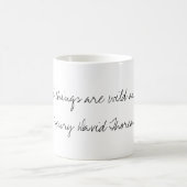 Henry- David Thoreauzitat-Tasse Kaffeetasse (Mittel)