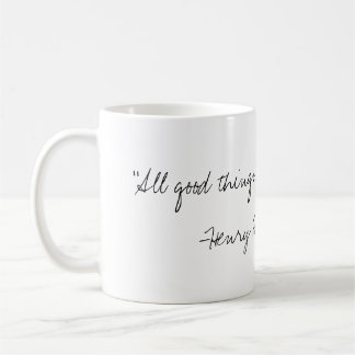 Henry- David Thoreauzitat-Tasse Kaffeetasse
