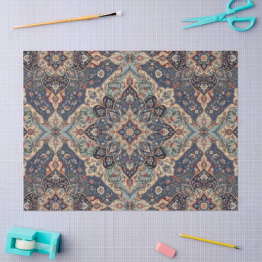 Henry Dearle Persian Floral Pattern Floral Design Seidenpapier (Basteln)