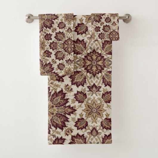 Henry Dearle Persisches Blumenmuster Blumenmuster Badhandtuch Set (Insitu)