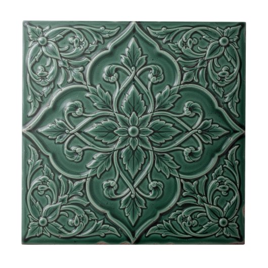 Henry Dearle persisches Blumenmuster Blumenmuster Fliese (Vorderseite)