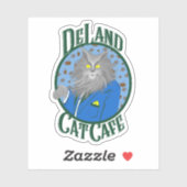 Henry DeCat Aufkleber in blau (Blatt)