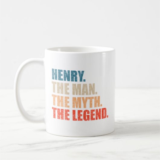 Henry der Mann der Mythos die Legende Kaffeetasse (Links)