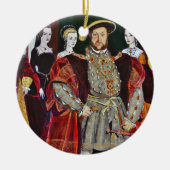 Henry die achten und seine sechs Ehefrauen Keramik Ornament (Vorne)