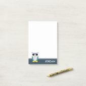 Henry die Eule Post-it Klebezettel (Auf Schreibtisch)