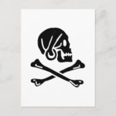Henry Every authentique pirate flag Postkarte (Vorderseite)