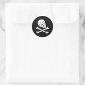 Henry Every authentique pirate flag Runder Aufkleber (Tasche)